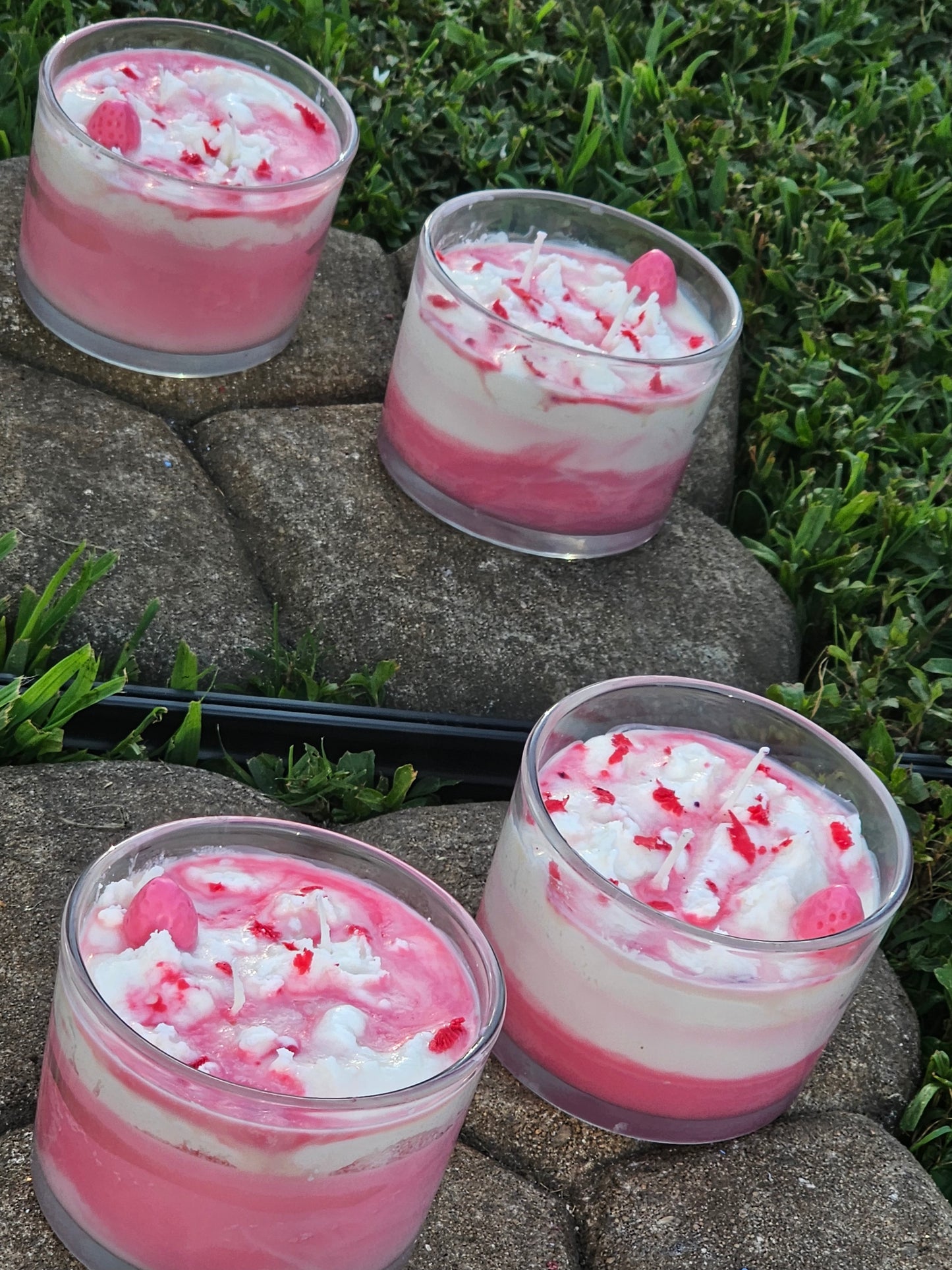 Strawberry Swirl Candle