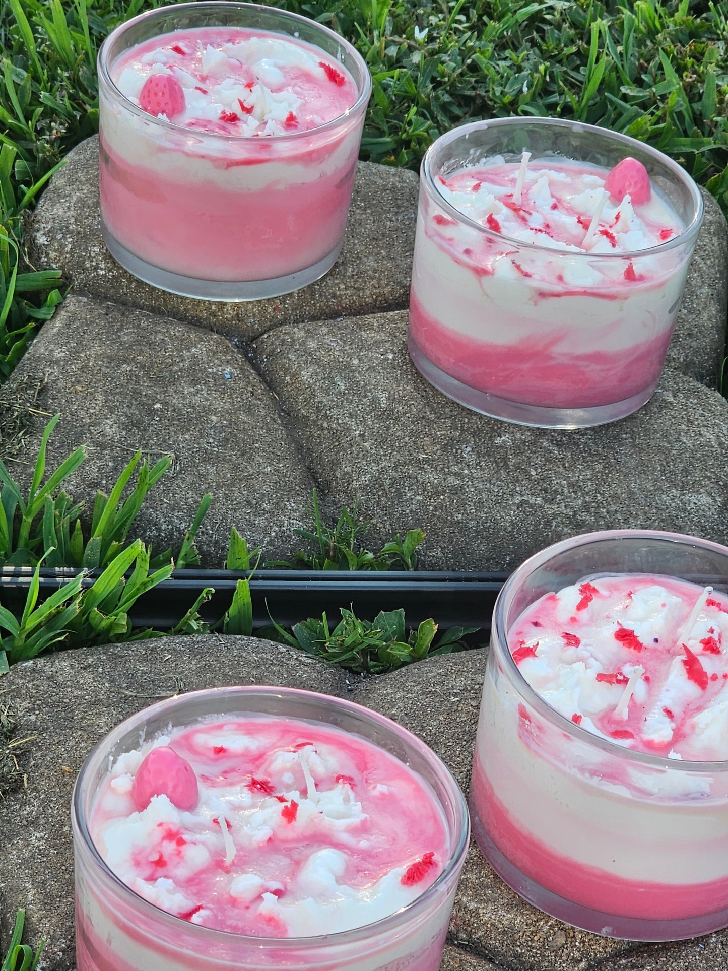 Strawberry Swirl Candle