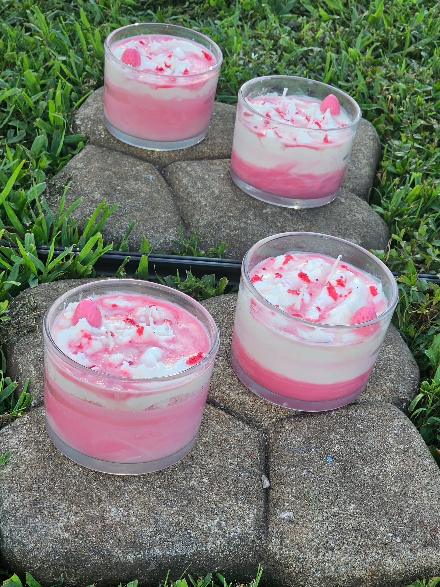 Strawberry Swirl Candle