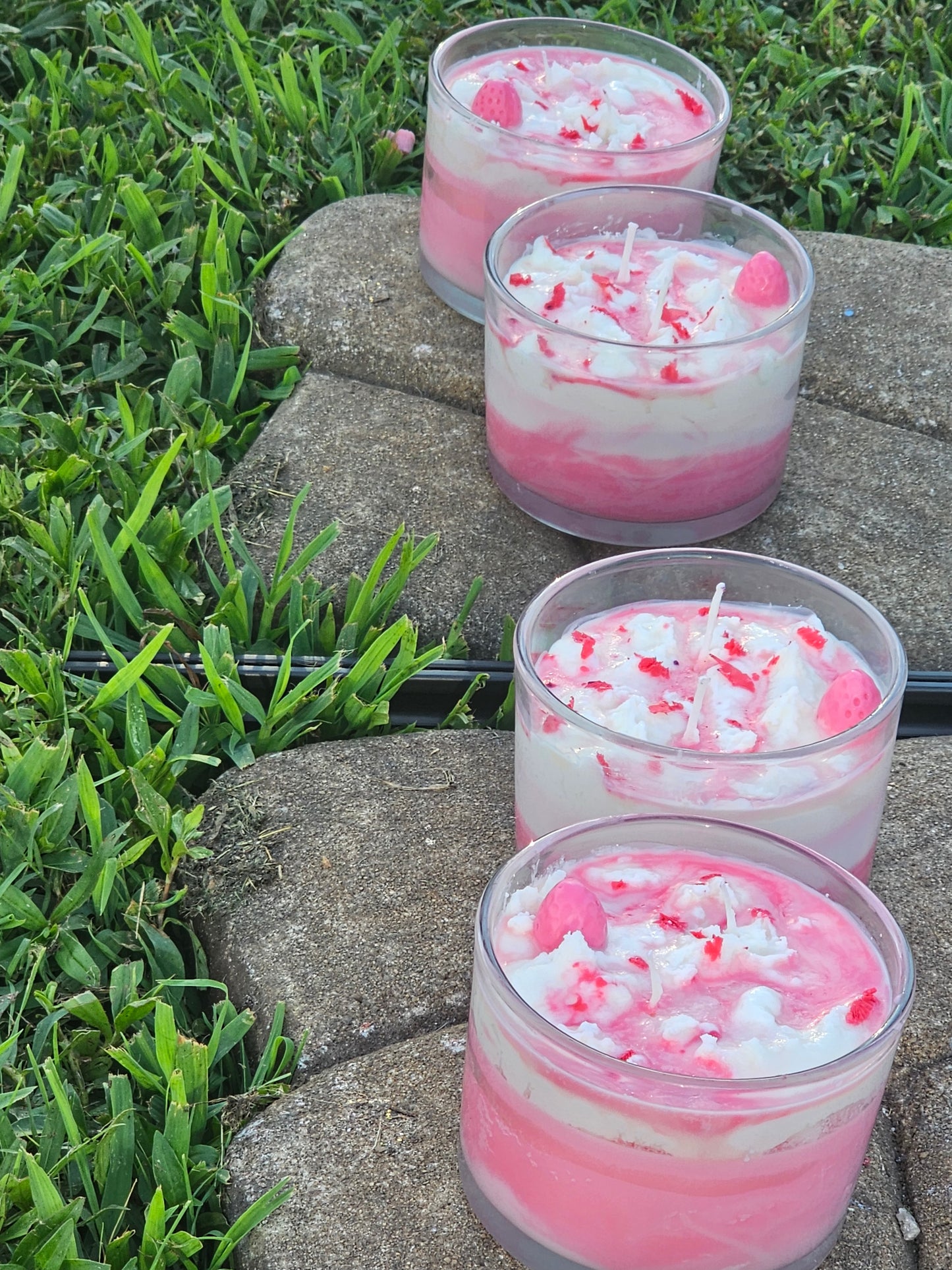 Strawberry Swirl Candle